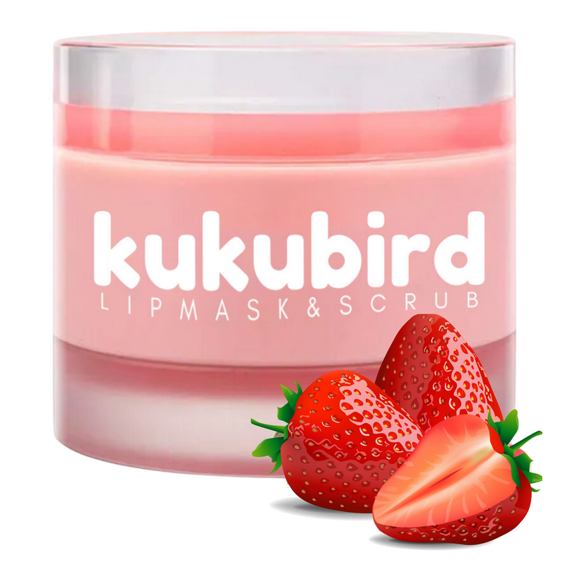 Overnight Lip Mask & Lip Scrub-Strawberry