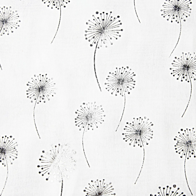 Dandelion Silver Foiled Scarf