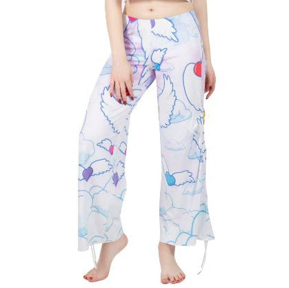 Loungewear Flying Colourful Hearts (UK Size 8-14) - Kukubird-UK