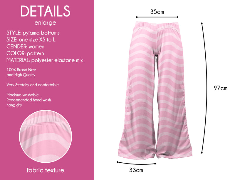Loungewear Pinks Stripes (UK Size 8-14) - Kukubird-UK