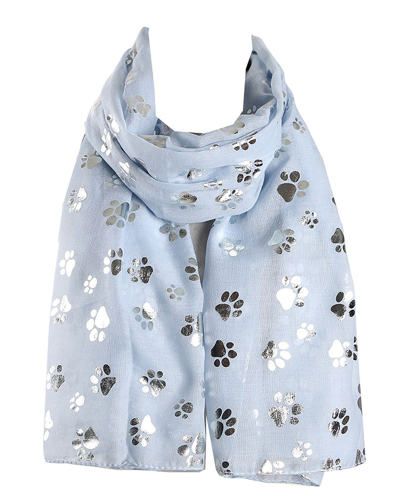Paw's Silver Foiled Scarf