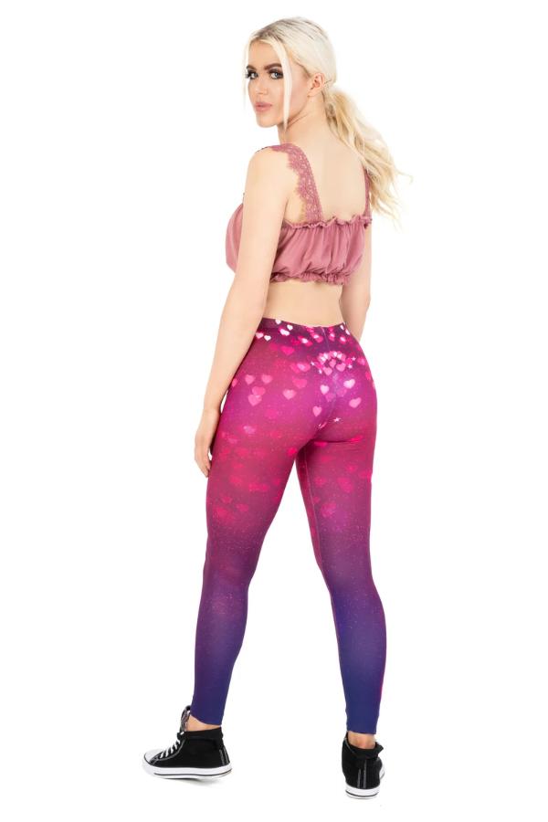 Regular Leggings (8-12 UK Size) - Be My Valentines - Kukubird_UK