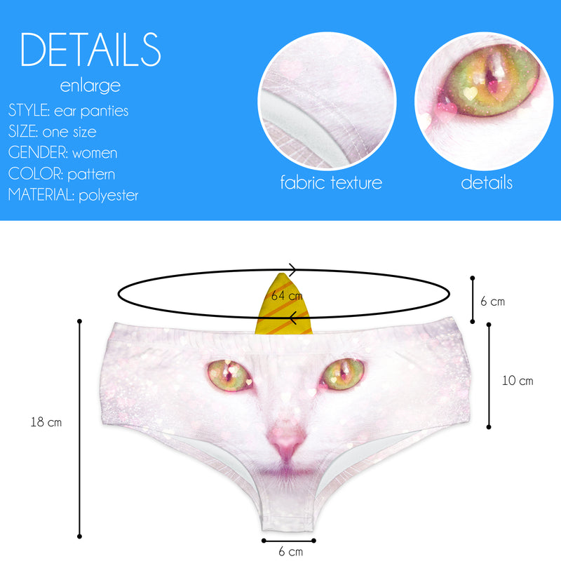 Horn Pantie - Glitter Kitticorn (6-10 UK Size) - Kukubird_UK