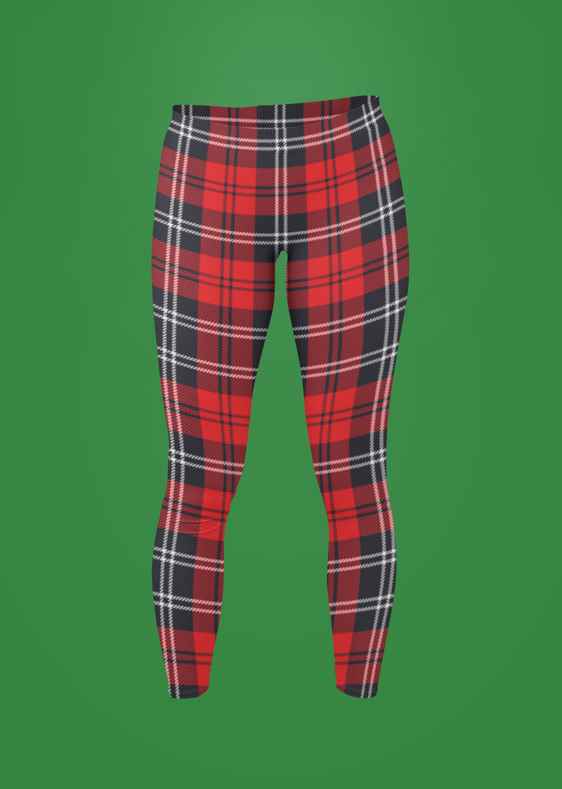 Christmas Tartan Regular Leggings 8-12